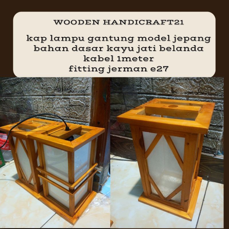 KAp lampu gantung minimalis model jepang atau cafe terbaru