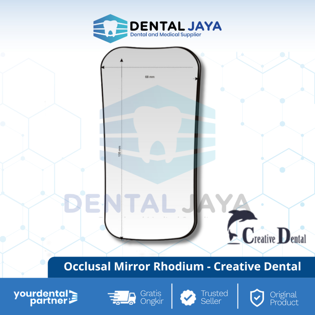Creative Dental Occlusal Mirror | Kaca Oklusal | Oclusal Rhodium