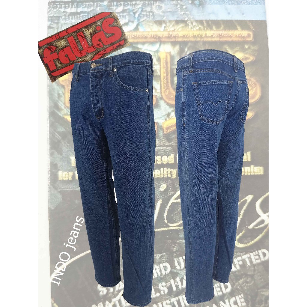 CELANA JEANS FALLAS PRIA CUCI GUDANG
