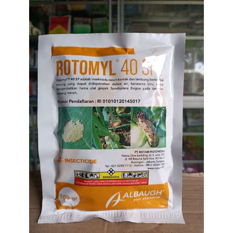 Insektisida Rotomyl 40sp kemasan 100gr