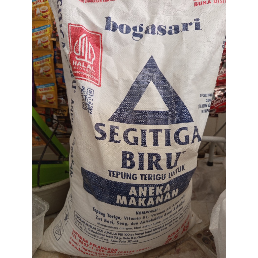 

SAMAWA - TEPUNG SEGITIGA BIRU 25 KG