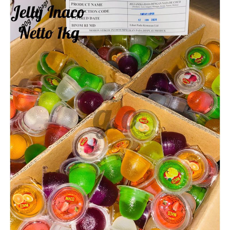 

1KG JELLY INACO FRUITS JELLY INACO PUDING BEST SELLER