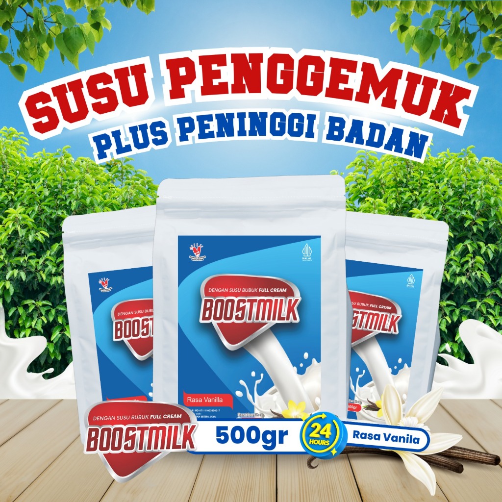 

BOOSTMILK WEIGHT GAINER SUSU 500g - PENAMBAH BERAT BADAN appeton weight gain milk tanpa efek samping