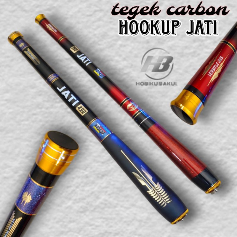 Joran Tegek Original Carbon Hookup jati
