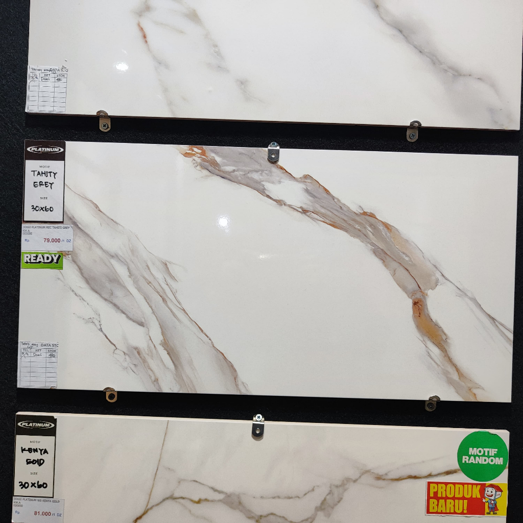 Keramik Dinding Halus 30x60 Platinum Tahity Grey