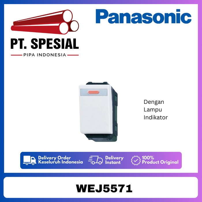 Panasonic Mata Sakelar WEJ5571 WEJ 5571 Indikator Lampu - 03