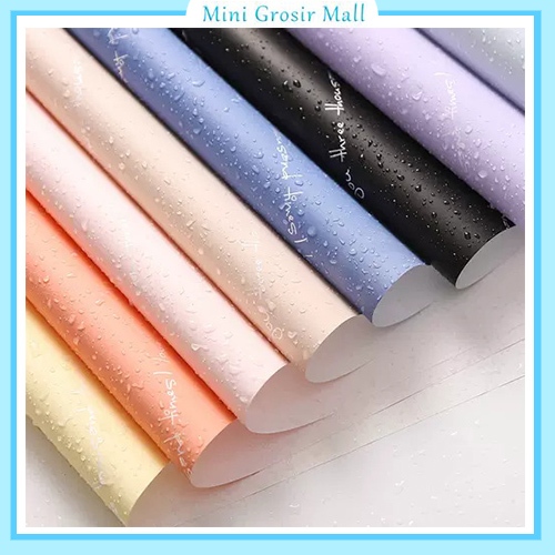 

20 lembar flower wrapping paper cellophane kertas buket bunga Glossy Solid KB6004