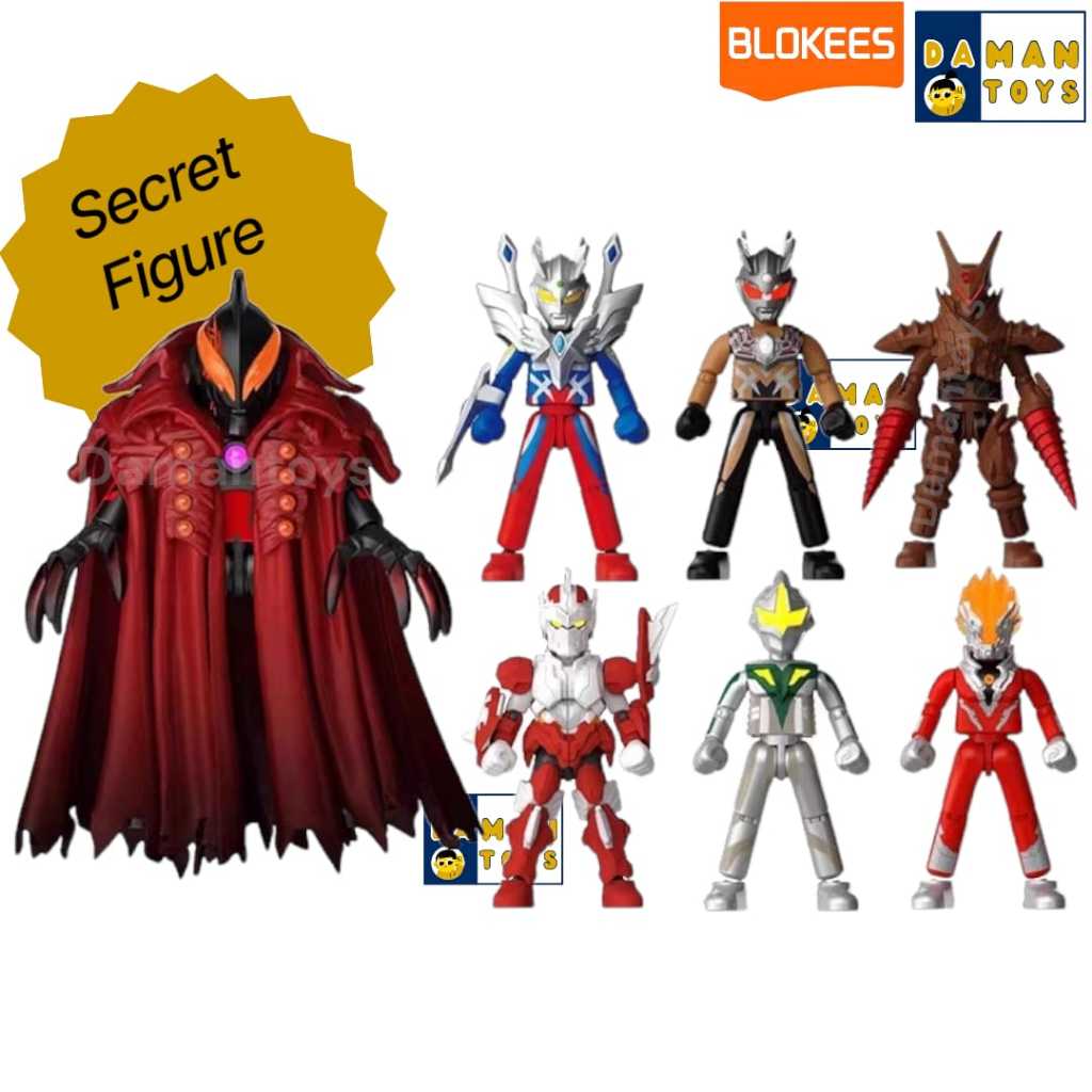 URBANZENT - Blind Box Blokees Ultraman Shining Version Kaiser Belial Ultimate Zero Jean Bot Darklops