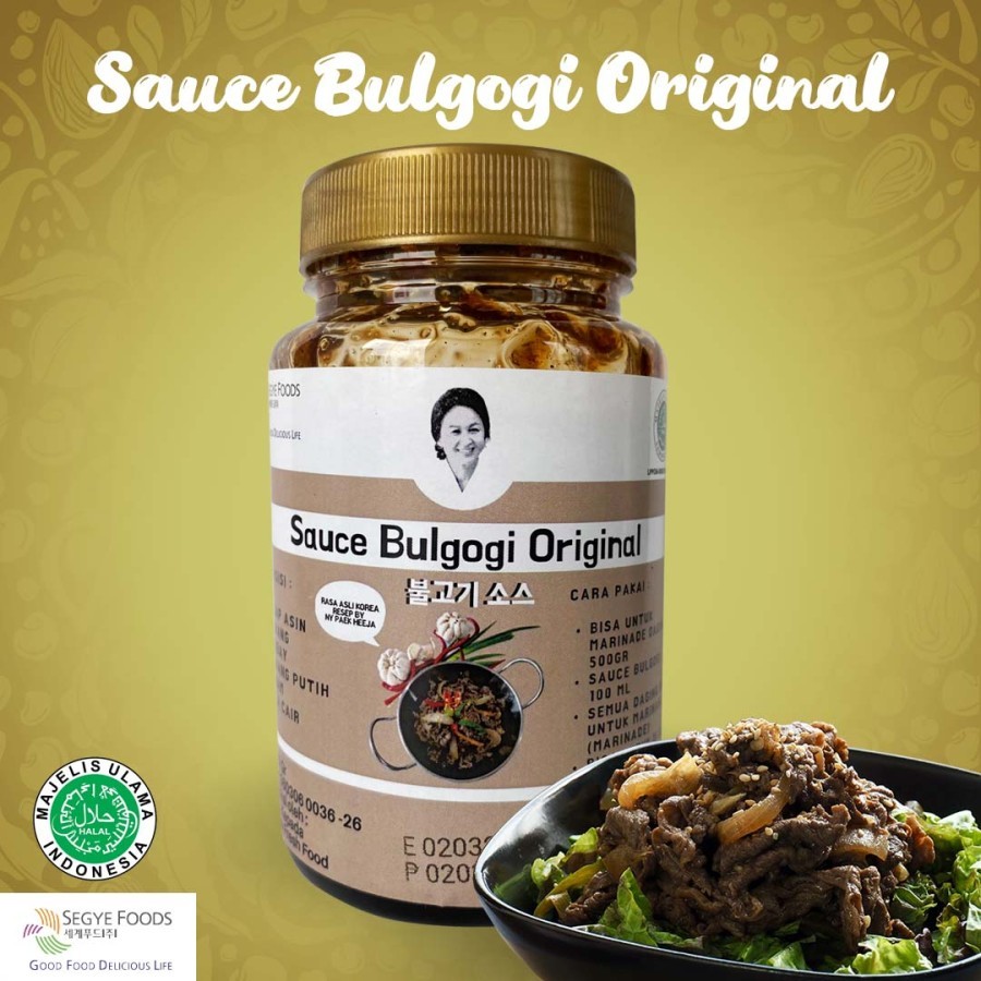 

SEGYE FOODS Sauce Bulgogi Original Saus | Bulgogi Marinade | Saus bulgogi korea 300g HALAL