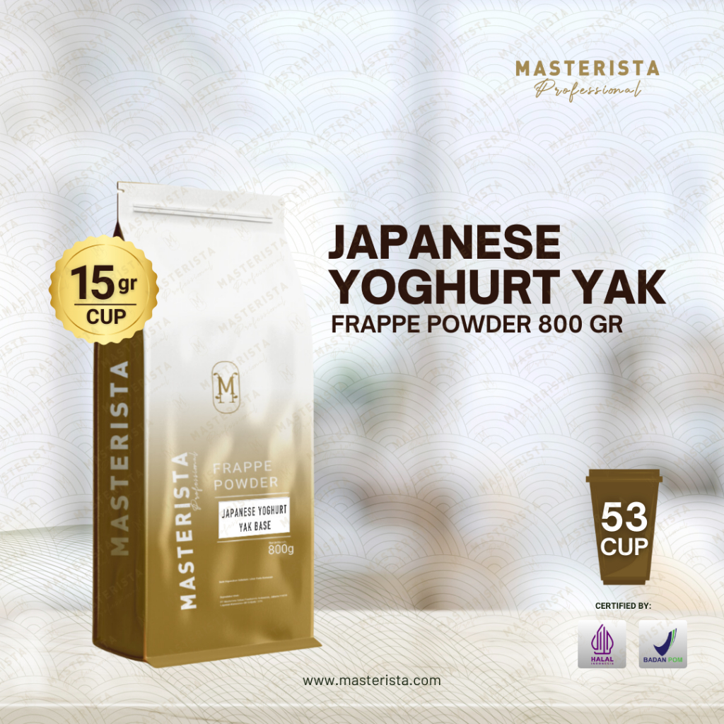 

Masterista Bubuk Minuman Yoghurt Frappe Base Masterista 800gr