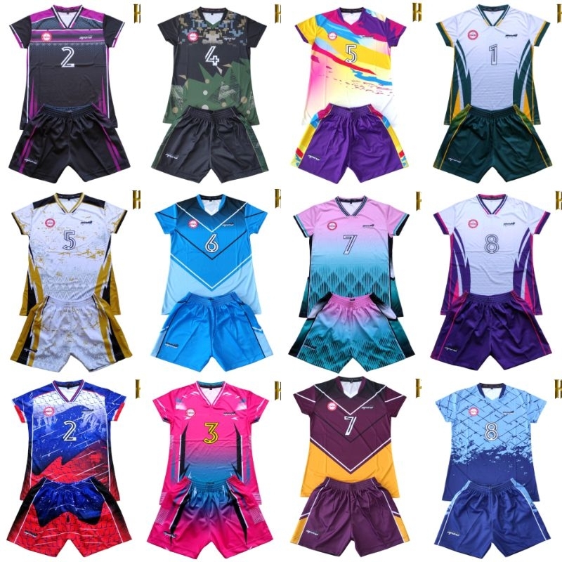 STELAN VOLI WANITA FULL PRINTING SET CELANA JERSEY CEWEK FULLPRINT