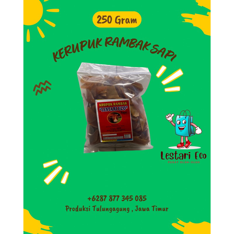 

Kerupuk Rambak Sapi Mentah/Krecek Produk Sendiri