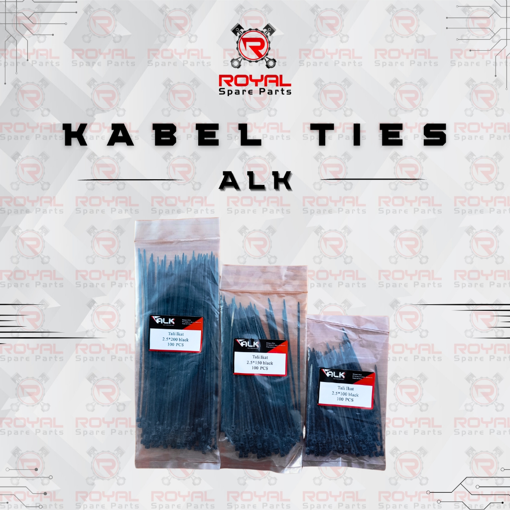 

KABEL TIES 100MM / 150MM / 200MM UNIVERSAL ALK