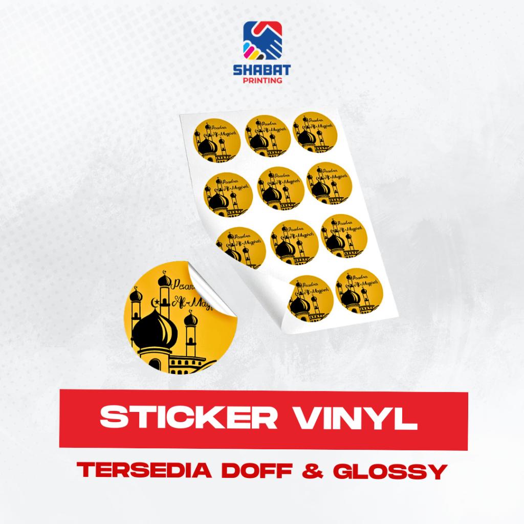 

Cetak Stiker Label Anti Air + Cutting Kiss Cut /Sticker label makanan /Stiker Grosir/ Vinyl A3