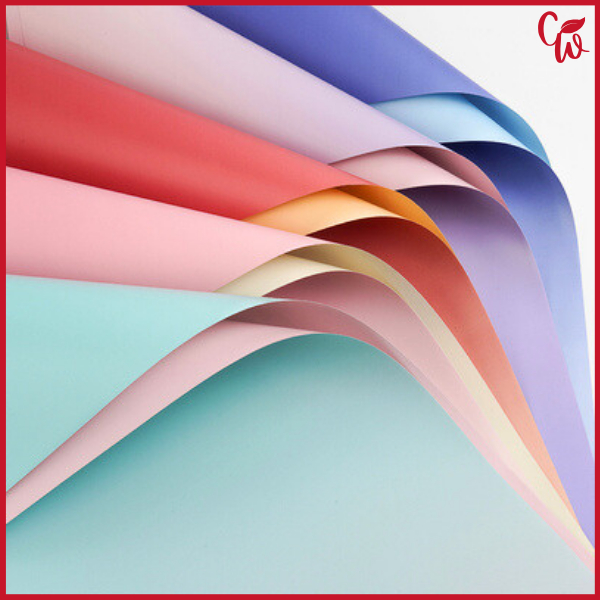 

20 Lembar Gradiasi Kertas Bunga Paper Buket Motif Gradient Florist Wrapping Cellophane KB6174