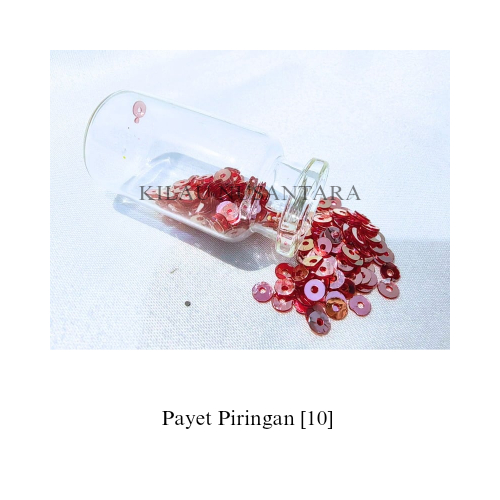 Payet Piringan Datar 4mm [10] - Per 10 Gram