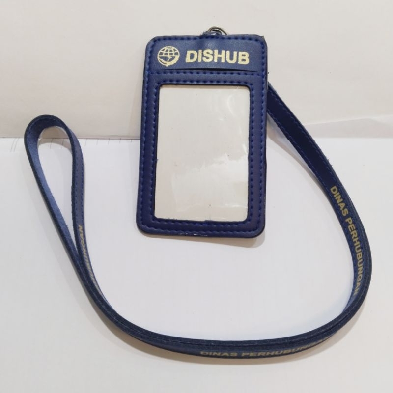 

holder dompet tali Id card logo DISHUB