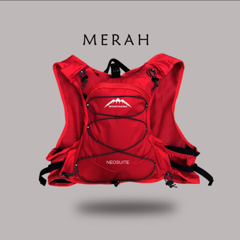 Hydropack Montagna Seri NEOSUITE 10L Tas Trail Adventure Trail Running Waterproof