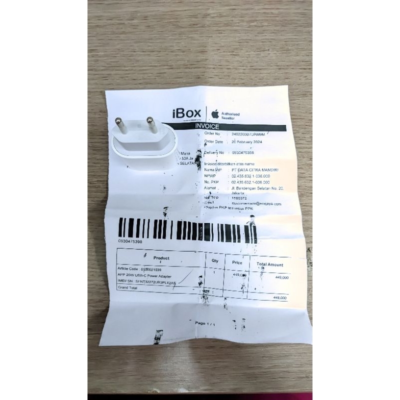 iPhone Charger 20 Watt