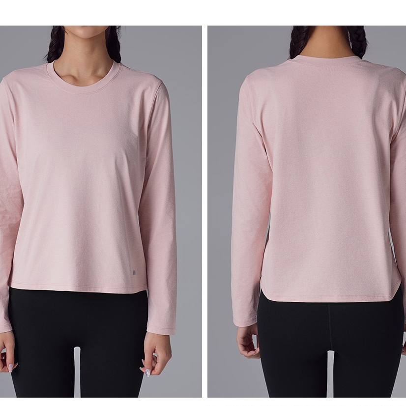 Ay00 [Minne] STL Fresh Light Basic Semi-crop Longsleeve