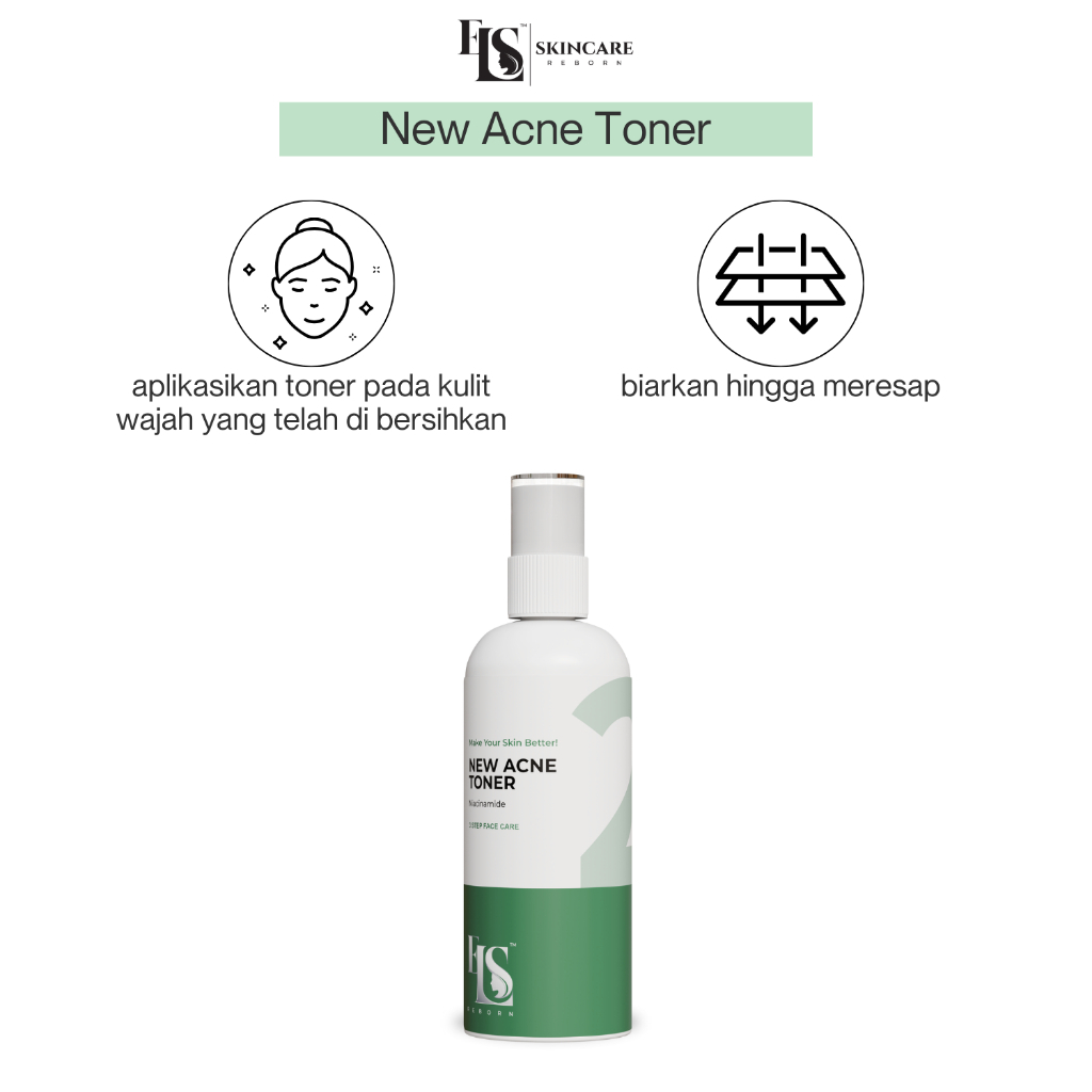 LS SKINCARE Face Toner Acne BPOM Untuk Kulit Berjerawat