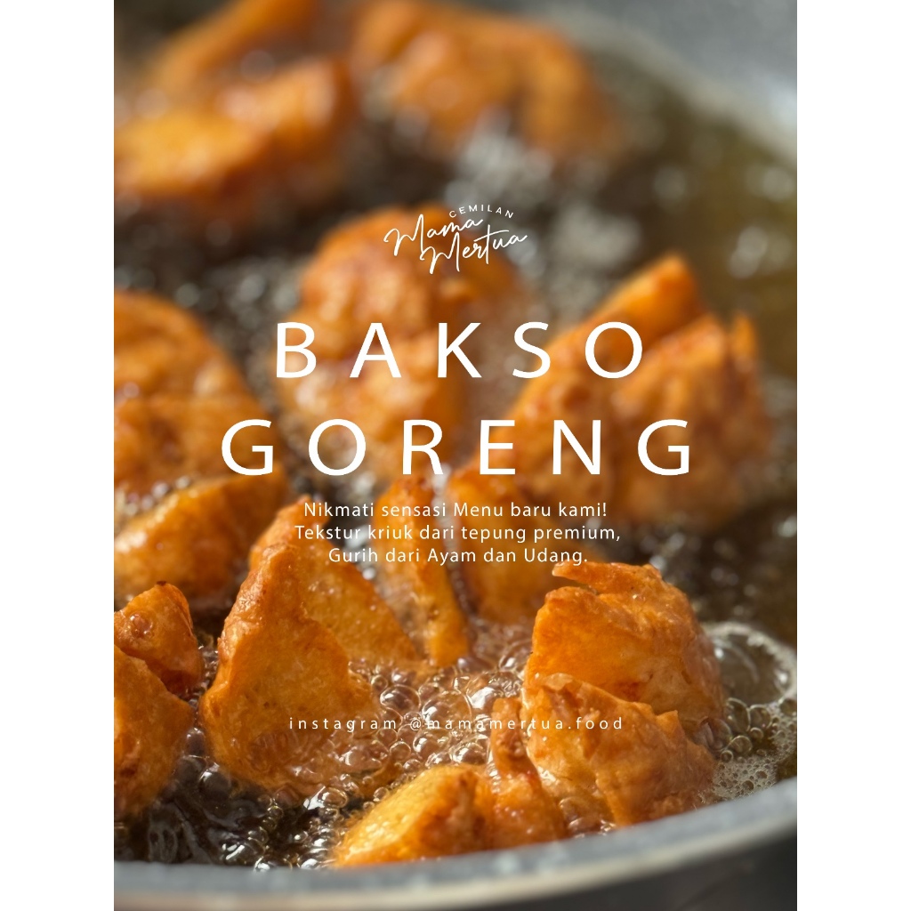 

MAMA MERTUA FOOD - BAKSO GORENG 300 Gram