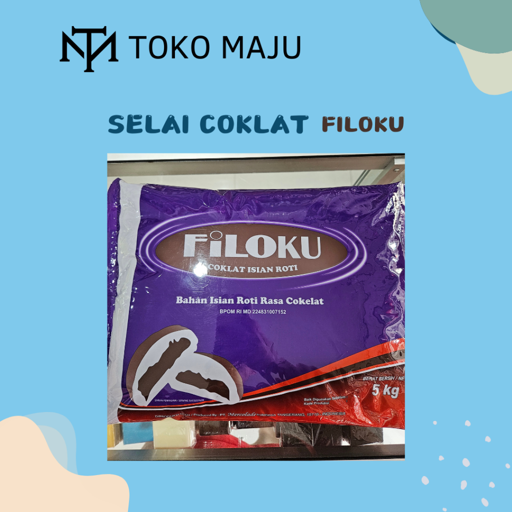 

Chocolate Filling Filoku 5 kg / Selai Coklat Filoku 5 kg