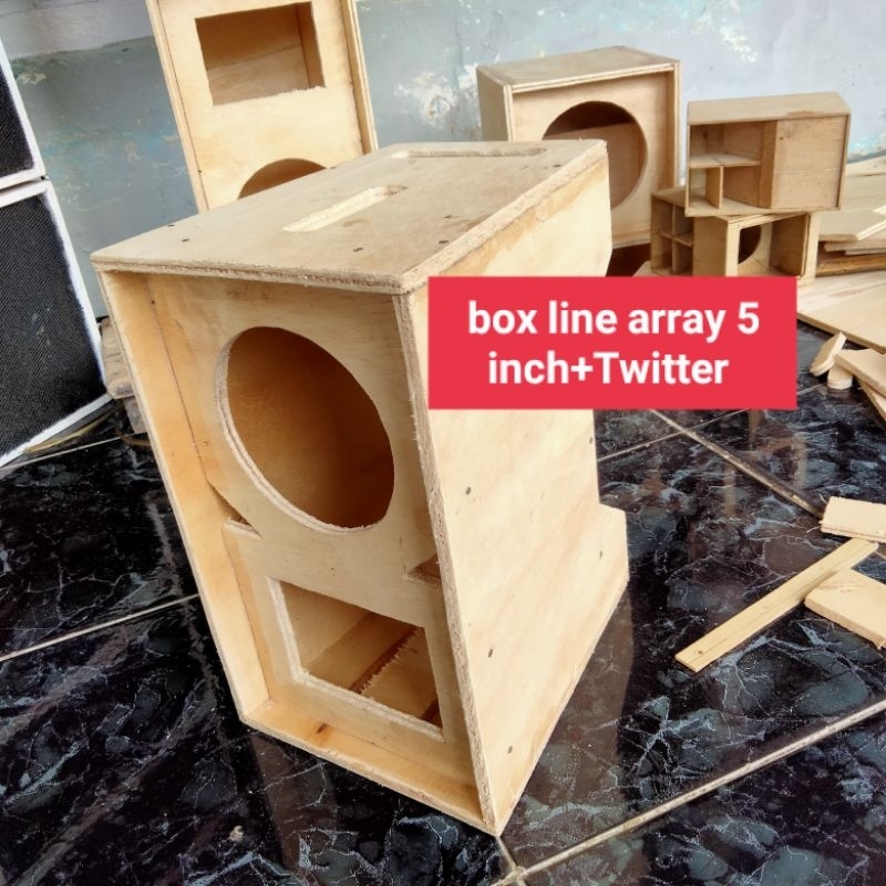 box speaker line array 5inch+Twitter