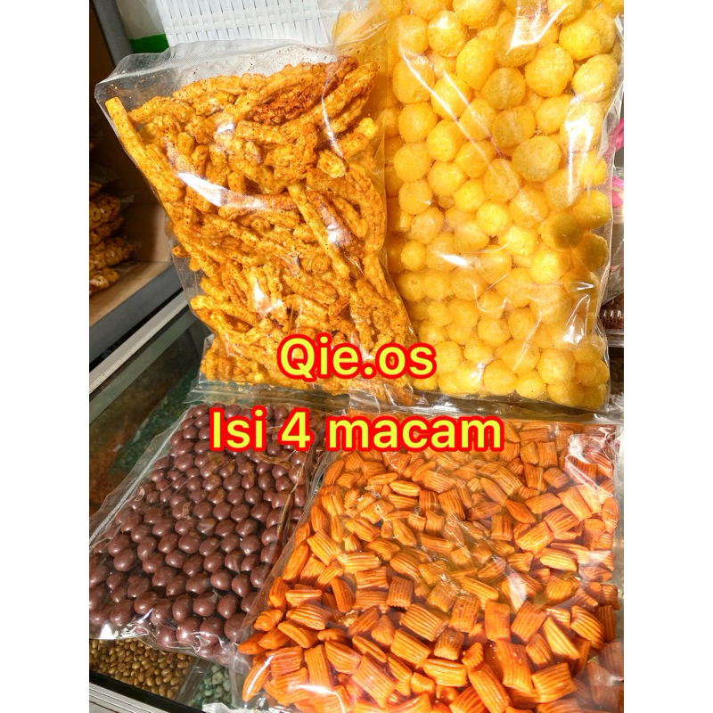 

paket hemat isi 4 macam snack