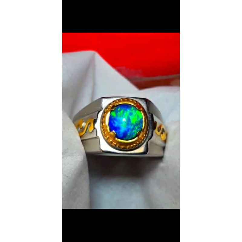 Kalimaya MILKY ASLI BANTEN RING PERAK