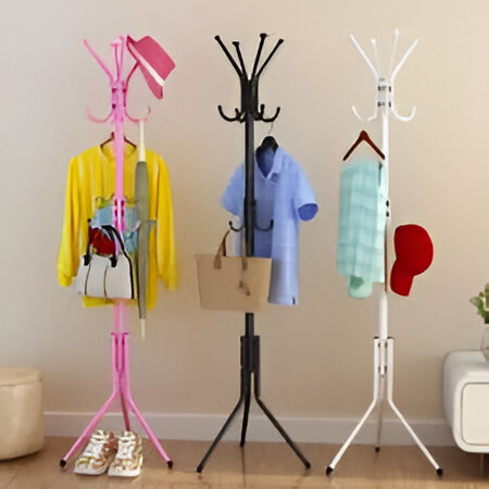 Standing Hanger / Gantungan Baju Tas / Gantungan Tiang Berdiri