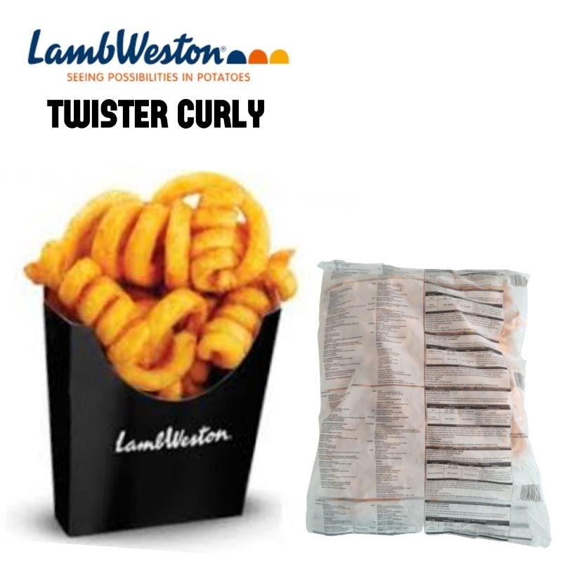 

Lambweston kentang import beku curly spiral twister - TOSERBA125