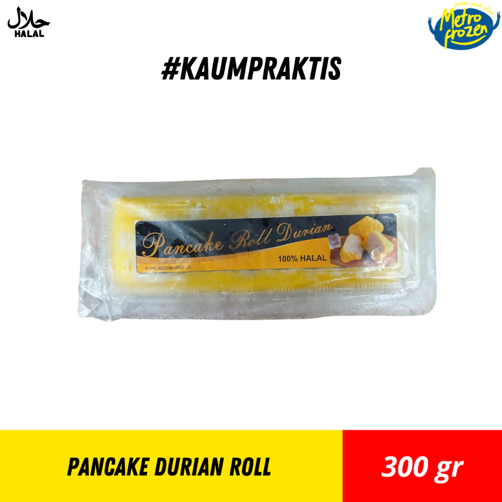 

PANCAKE Durian Roll 300gr //pancake durian lembut //pancake durian Banjarmasin