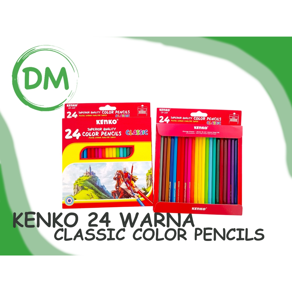 

KENKO 24 WARNA CLASSIC COLOR PENCILS CP-24F