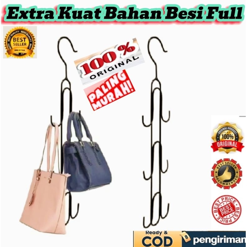 Hanger tas besi gantung/Gantungan hanger tas multifungsi serbagunaTerlaris/GantunganTas