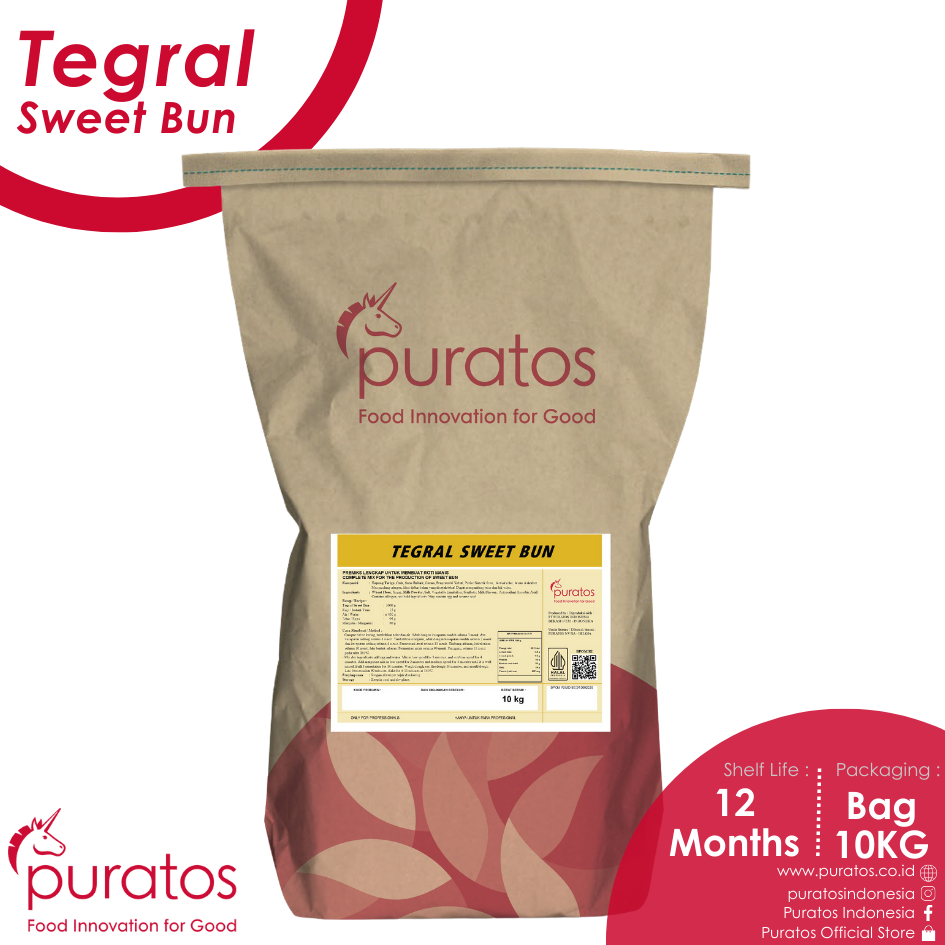 

Puratos Tegral Sweet Bun / Premix Roti Manis