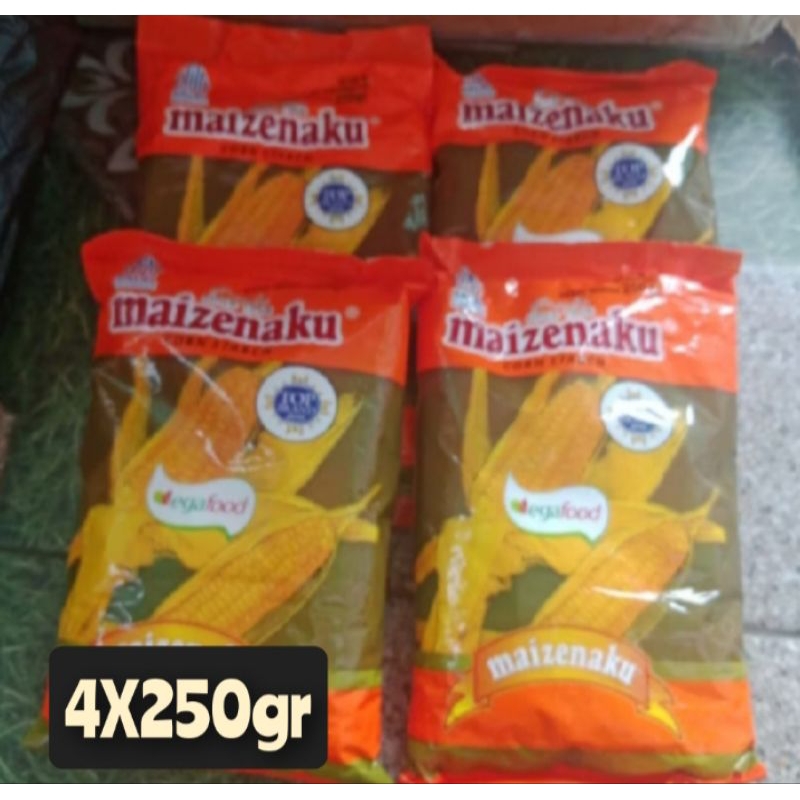 

Tepung Maizena 1kg ( 4X250gr ) Maizenaku tepung maizena kue cookies premium halal corn starch halal egafood murah