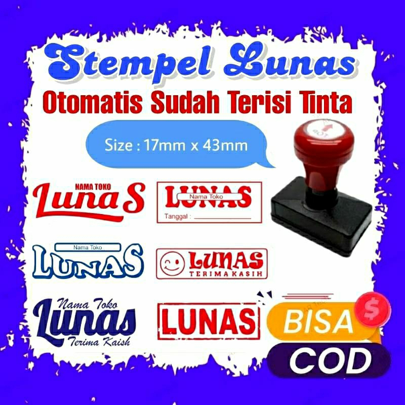 

Stempel Lunas, Stempel Otomatis, Stempel Custom