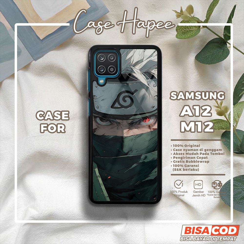 Case Samsung A12 M12 Casing Samsung A12 M12 [KKSI] Casehapee Case Glossy Case Aesthetic Custom Case 