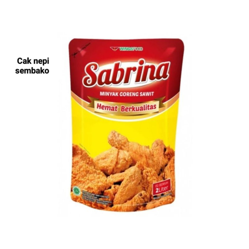 

Sabrina minyak goreng kemasan 2L
