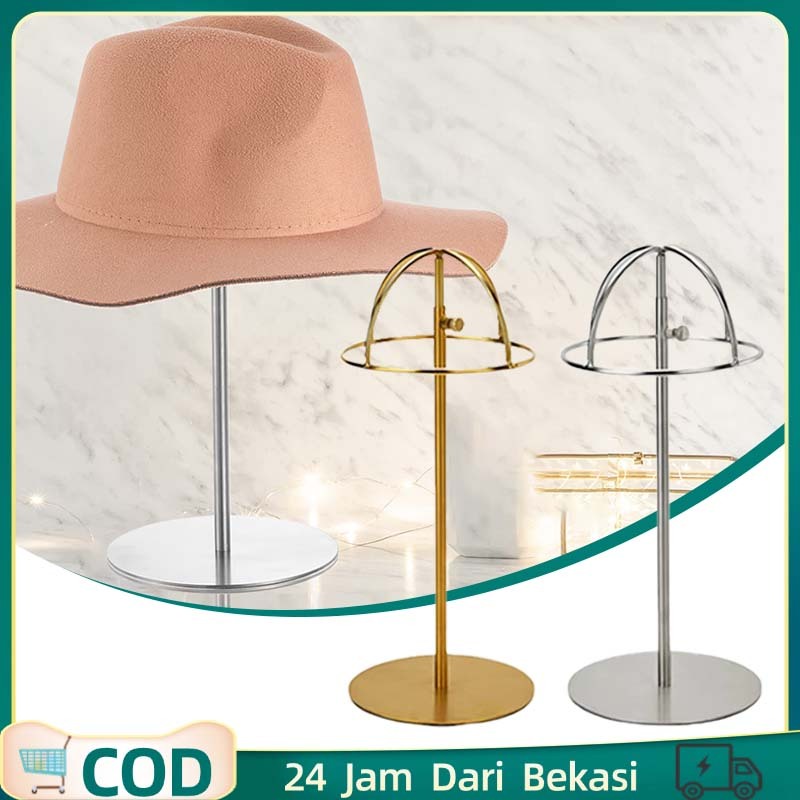 33-60cm Display Topi Retractable Stand Display Topi Tempat Kupluk Topi Dudukan Rak Tempat