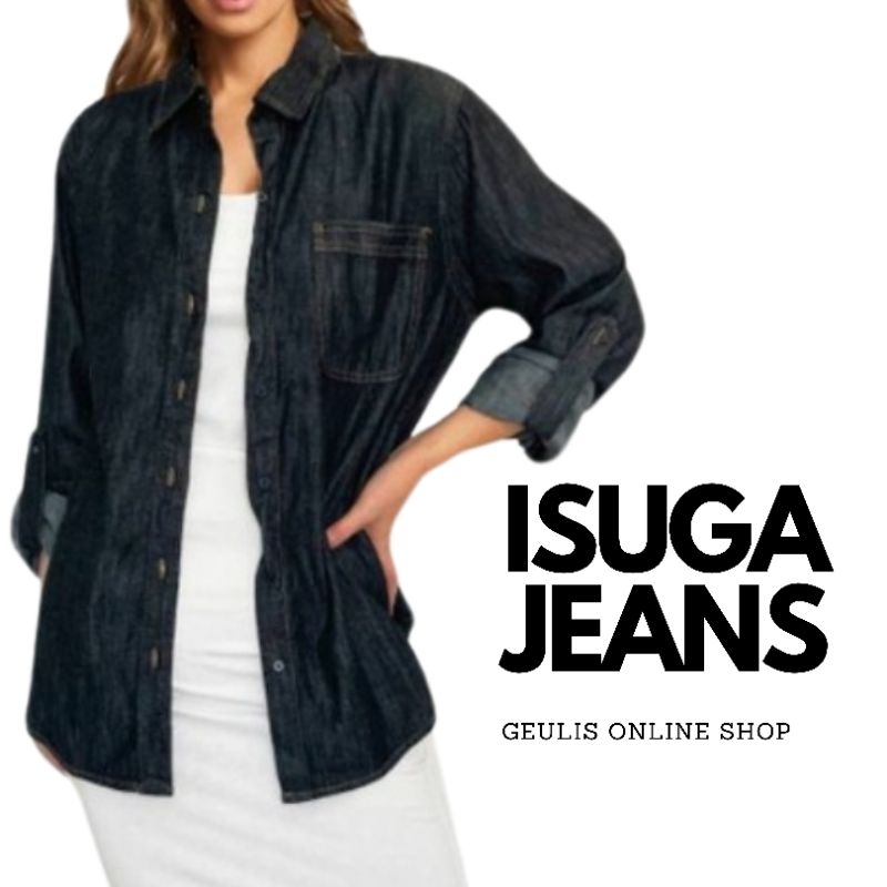 ISUGA JEANS Kemeja Wanita Isuga Kemeja Jeans Wanita