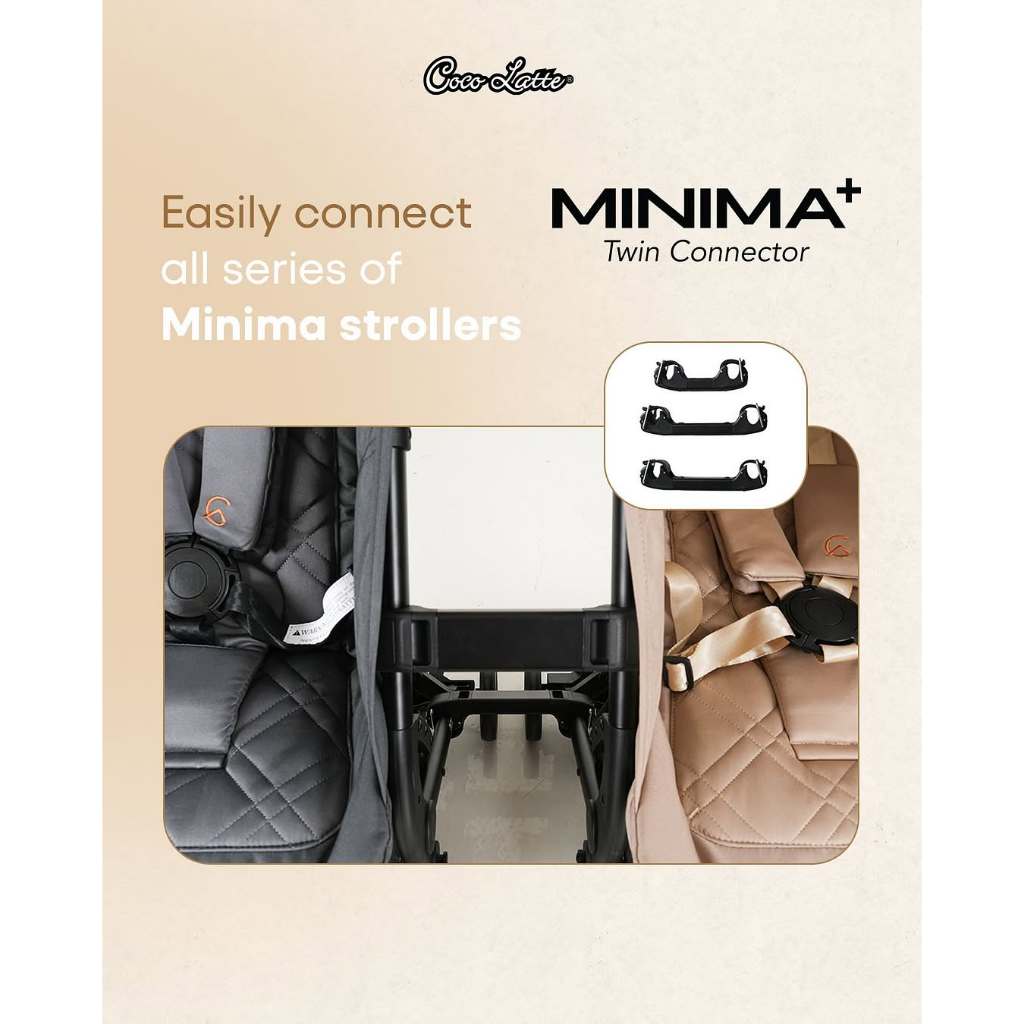 Cocolatte Minima+ stroller connector/ untuk jadikan cocolatte stroller minima jadi stroller kembar