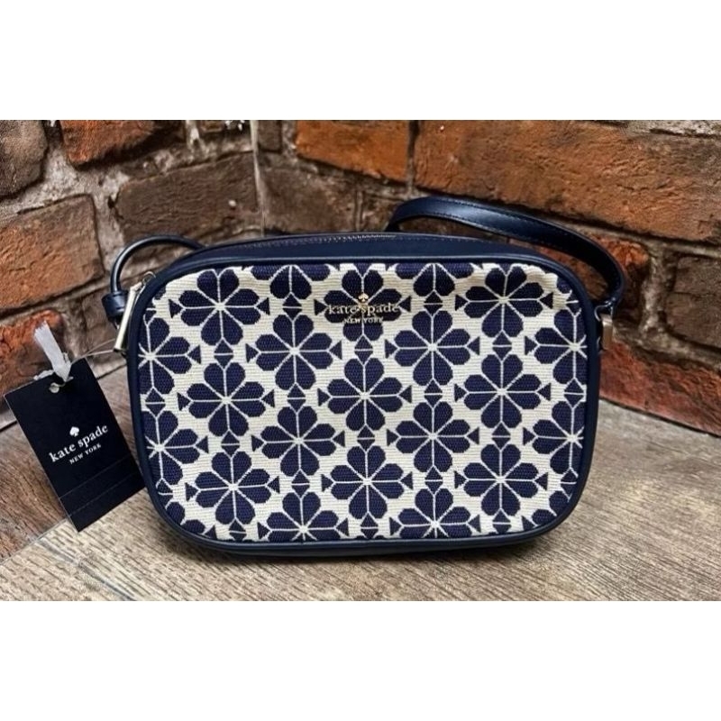 Kate Spade Everything Camera Crossbody Bag Flower Blue Multi