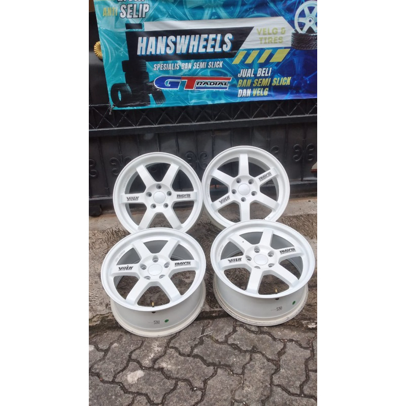 VELG TE37 R17 OG WHITE By RAYS