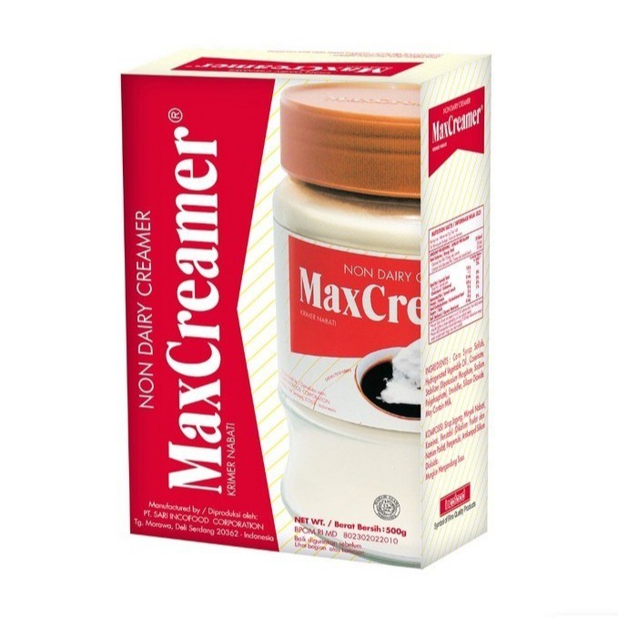 

Max Creamer Refill 500 gr / MAXCREAMER Pengganti Santan atau Krim