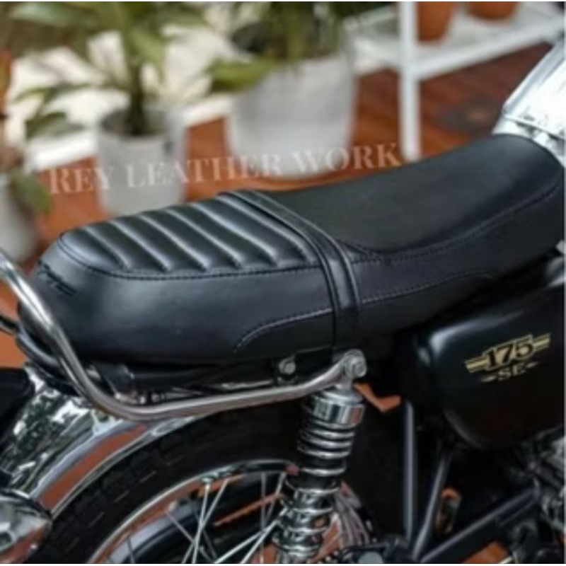 Kulit Jok Motor Custom W 175 Model Retro Original