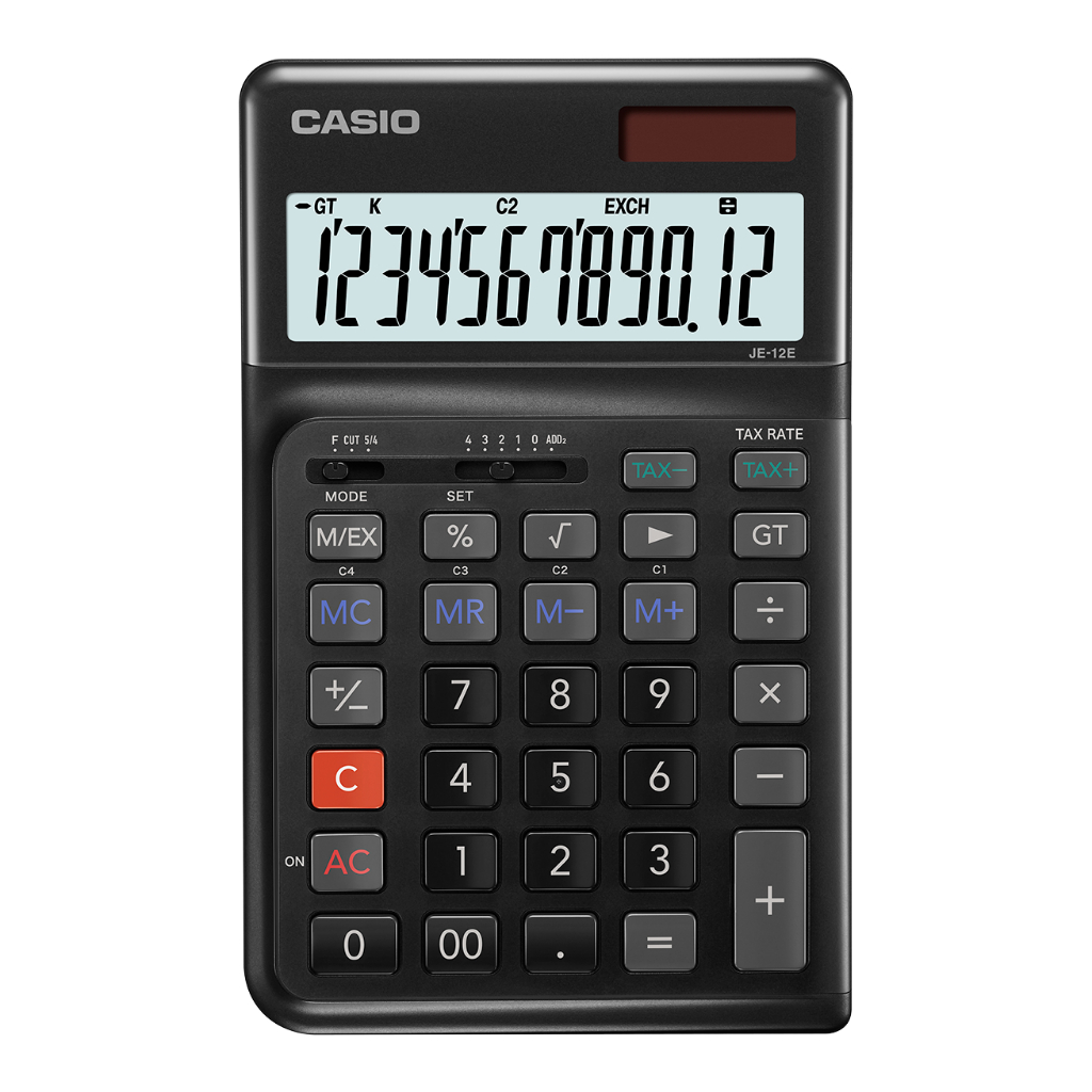 

Kalkulator Kantor Heavy Duty Casio JE-12 (12 Digit)