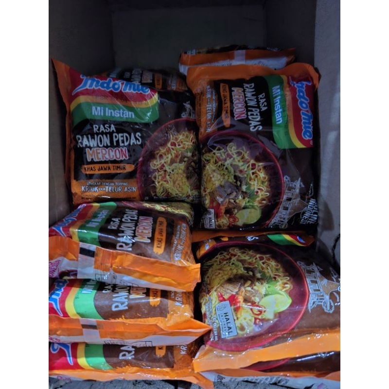 

Indomie Kuah Rasa Rawon Pedas Mercon (1dus)