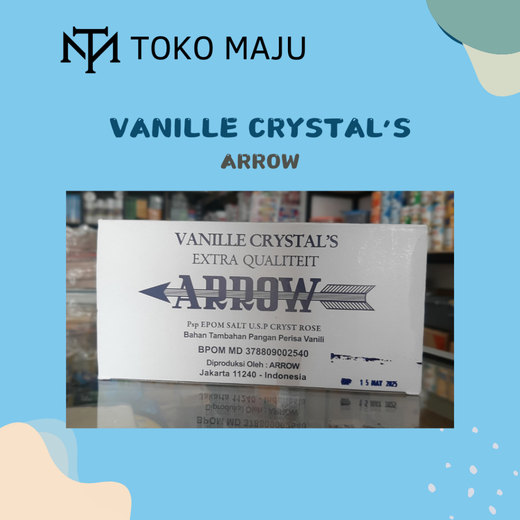 

Vanili Bubuk / Vanillie Crystal Arrow Per Box (isi 100)